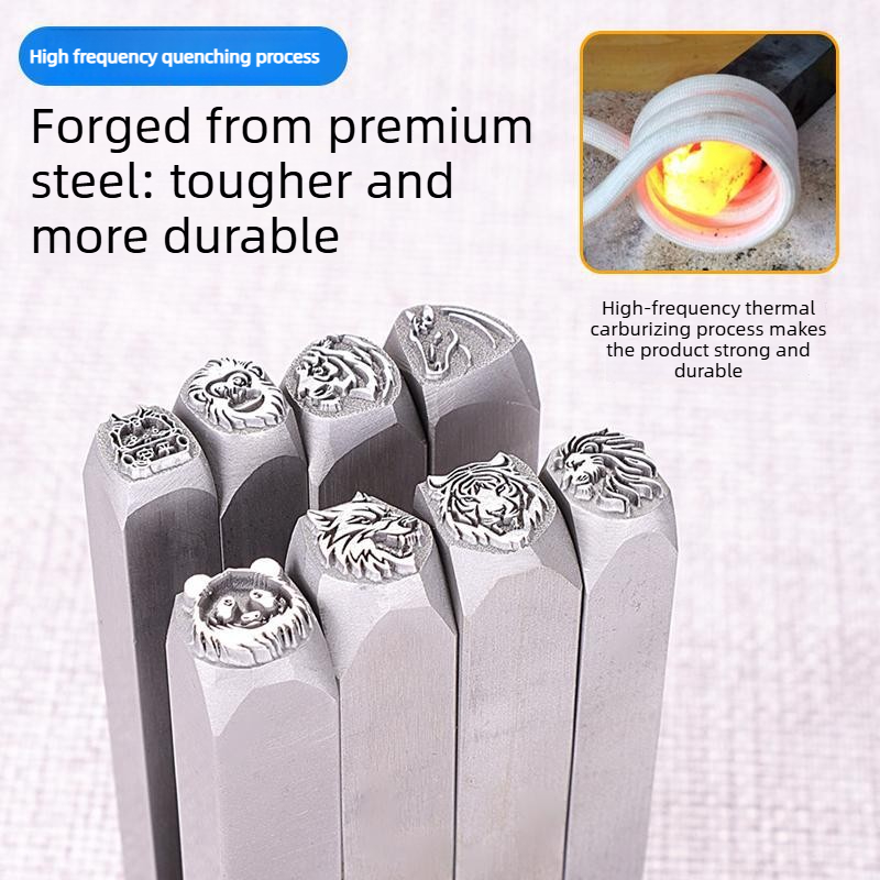 Jewelry Making Jig - Animal Head Steel Stamp Punch, Lion