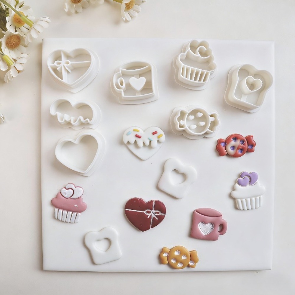 Jewelry Making Techniques - 7Pcs Sweet Treats Polymer Clay Cutters