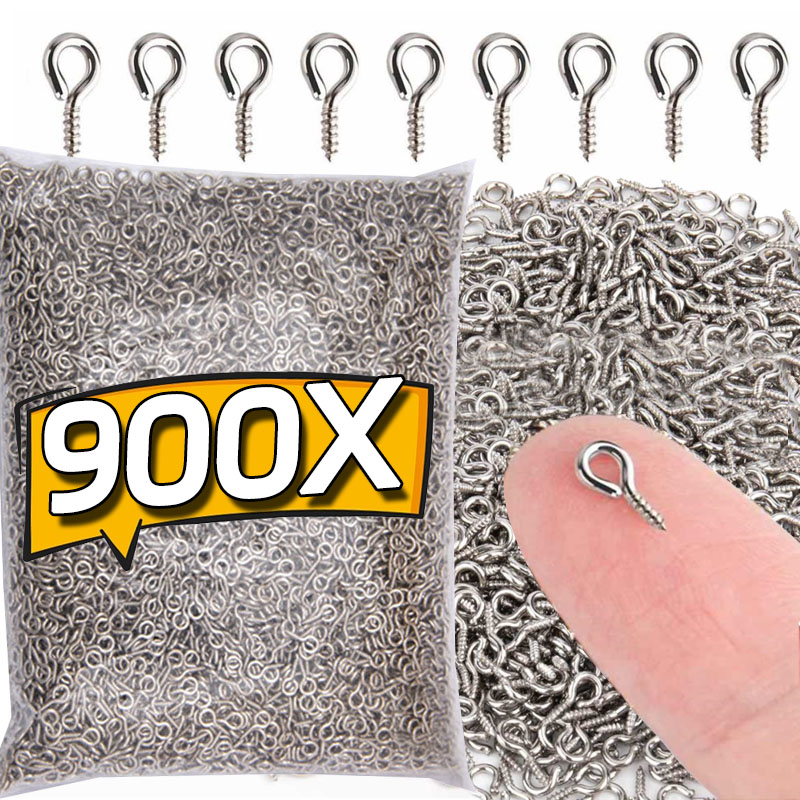 Jewelry Making Jig - 8/10mm Mini Screw Eye Pins Metal