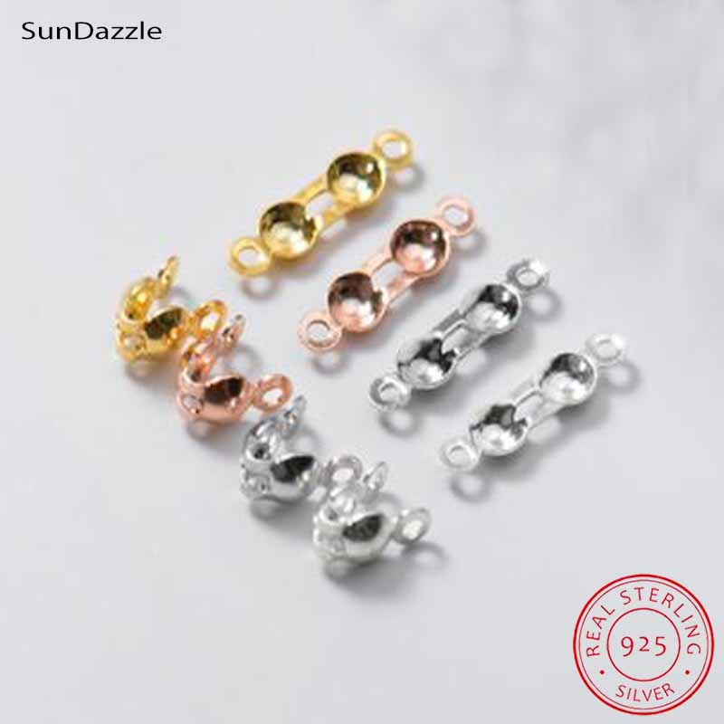 Jewelry Making Ideas - 4pcs Genuine Real Pure Solid 925