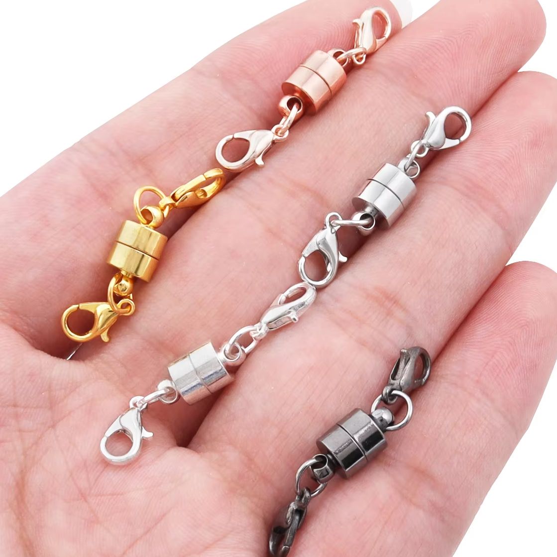Jewelry Making Hardware - 5Sets/Lot Magnetic Clasps With Lobster Clasps