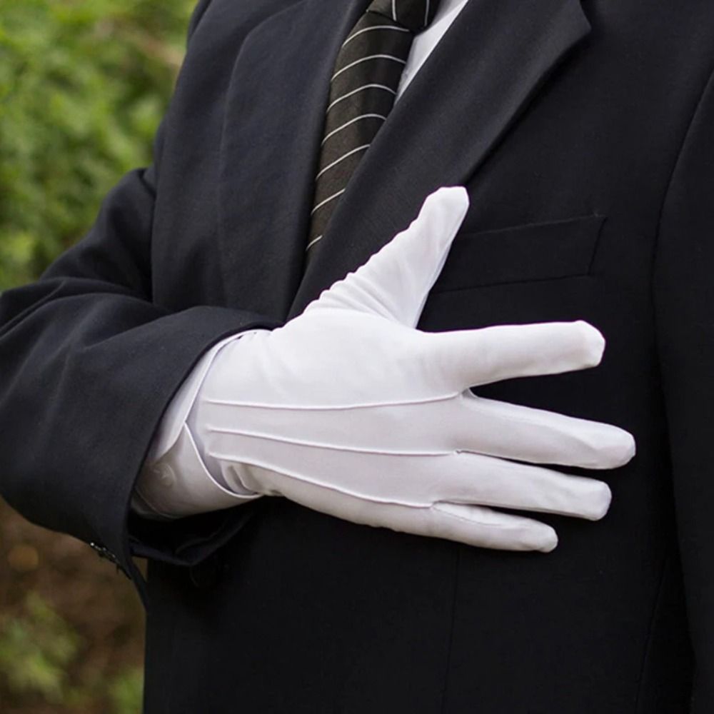 Jewelry Making Gloves - Soft White Cotton Gloves Thin Hand