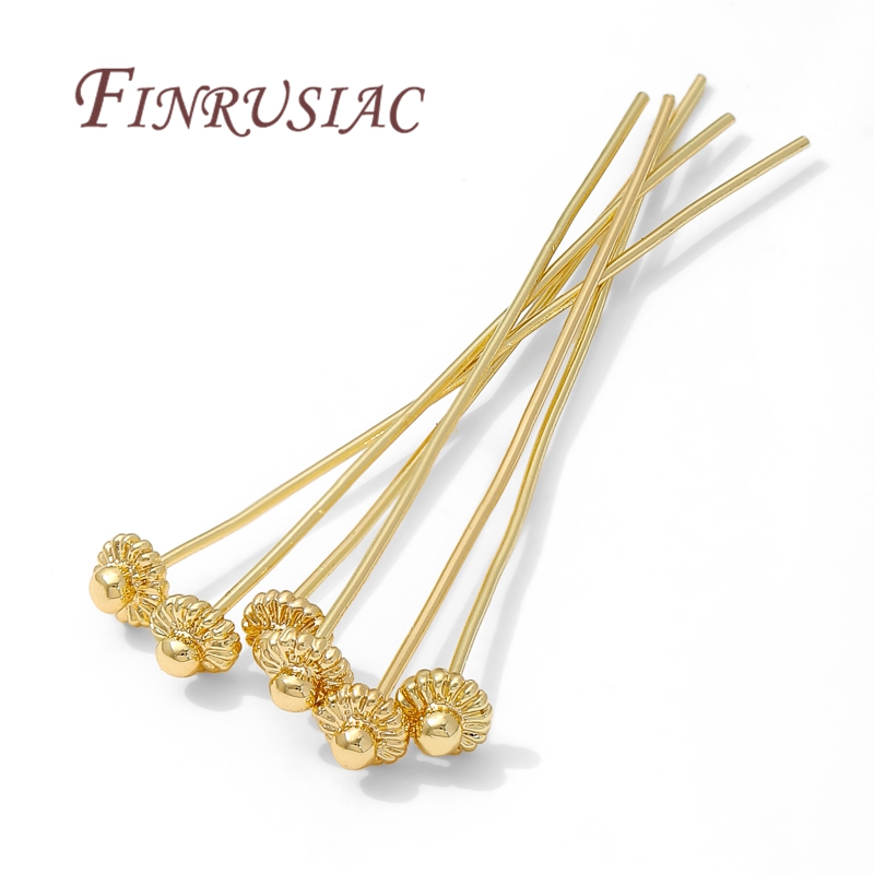 Jewelry Making Earring Supplies - 10/20Pcs/Lot 18K Gold-plated Pins For Jewelry
