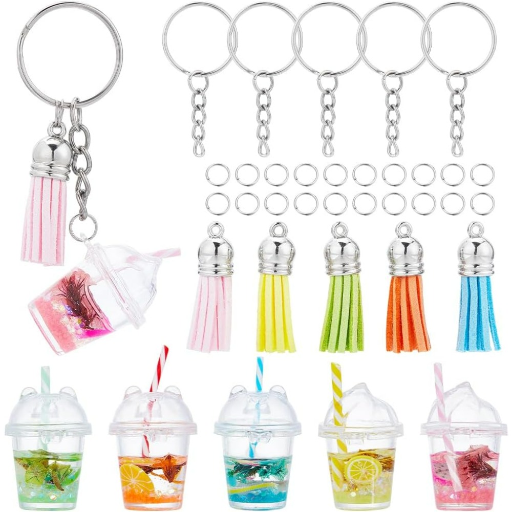 Jewelry Making Kits - 35Pcs DIY 5 Sets Bubble Tea