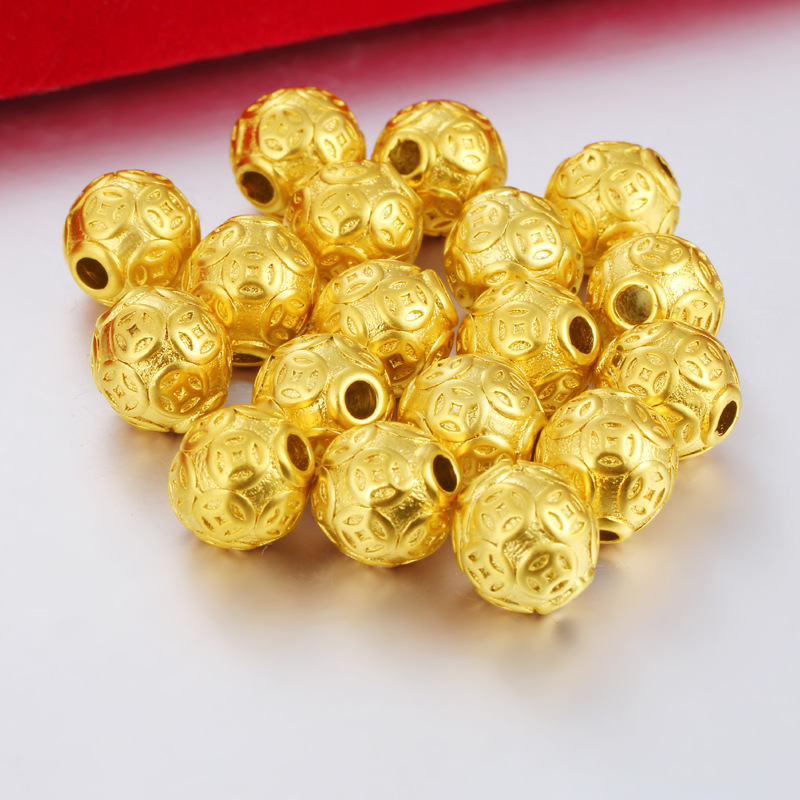Jewelry Making Vietnam - 3D Gold Color Plated Vietnam Sand