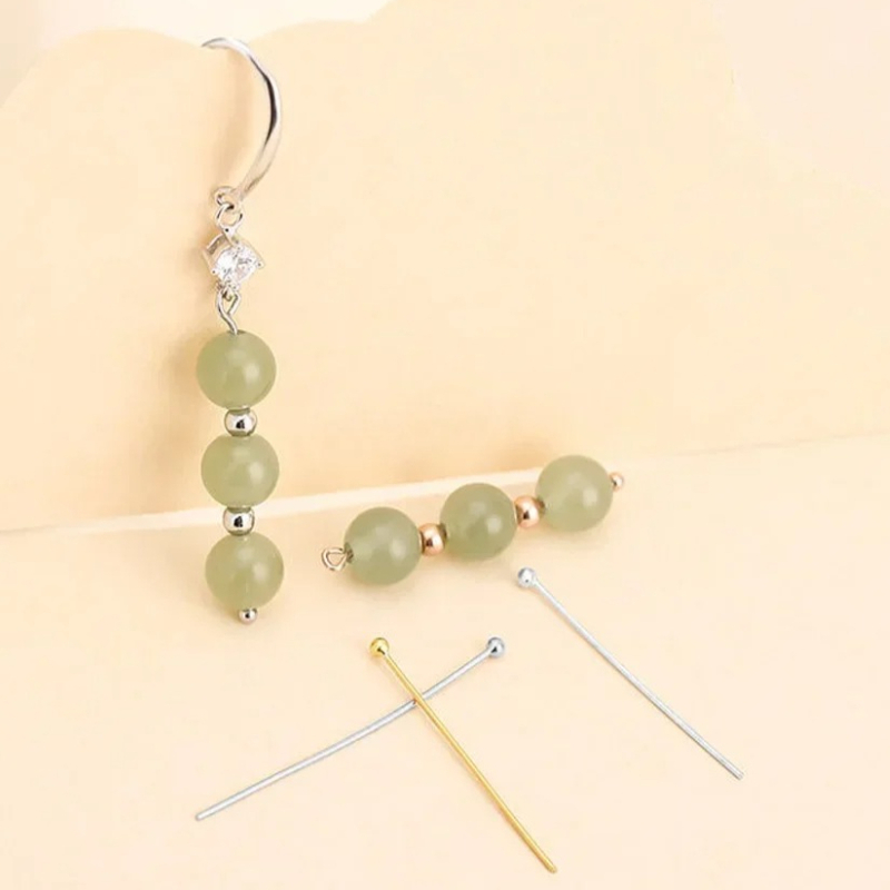Jewelry Making Jig - 100pcs Stainless Steel Ball Pins Silver