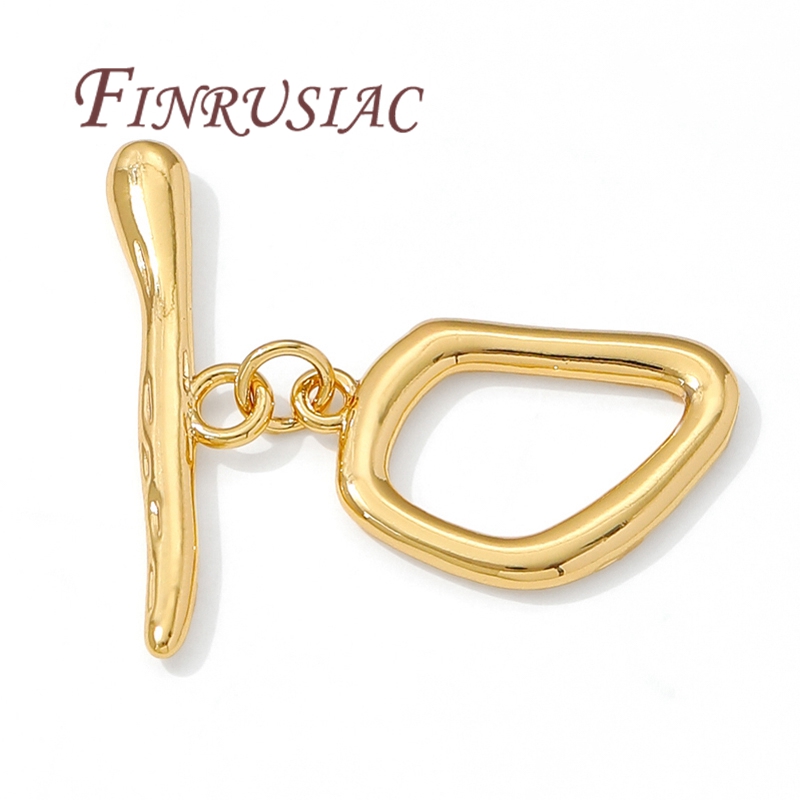2/4/6Pcs Rhodium Plated Toggle - Toggle Clasp Gold review and price