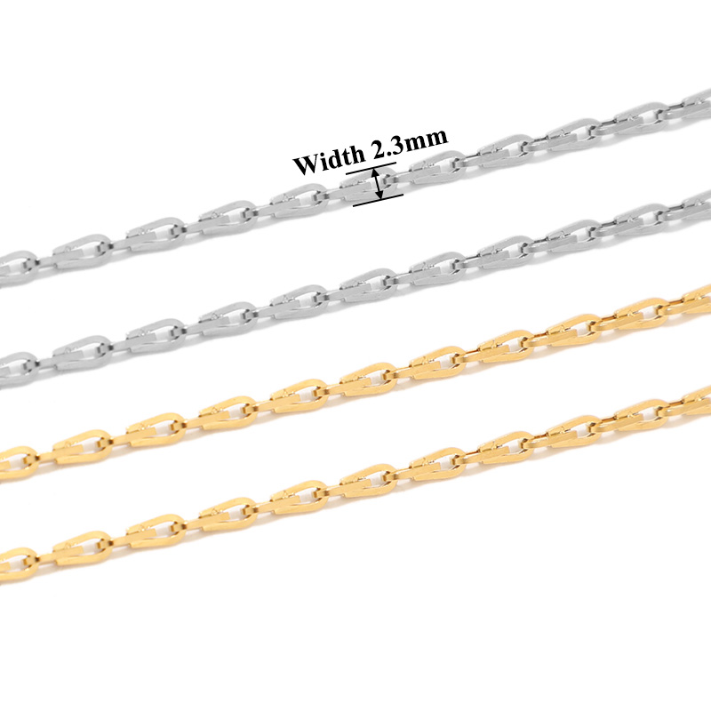 1 Meter Stainless Steel Rolo C - Jewelry Making Paris review and price