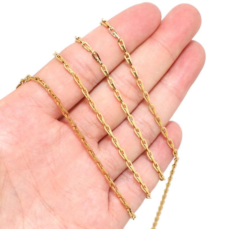 1 Meter Stainless Steel Rolo C - Jewelry Making Paris review and price