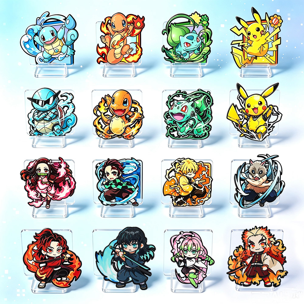 8Pcs Anime Pokemon & Demon Sla - Jewelry Making Ideas review and price