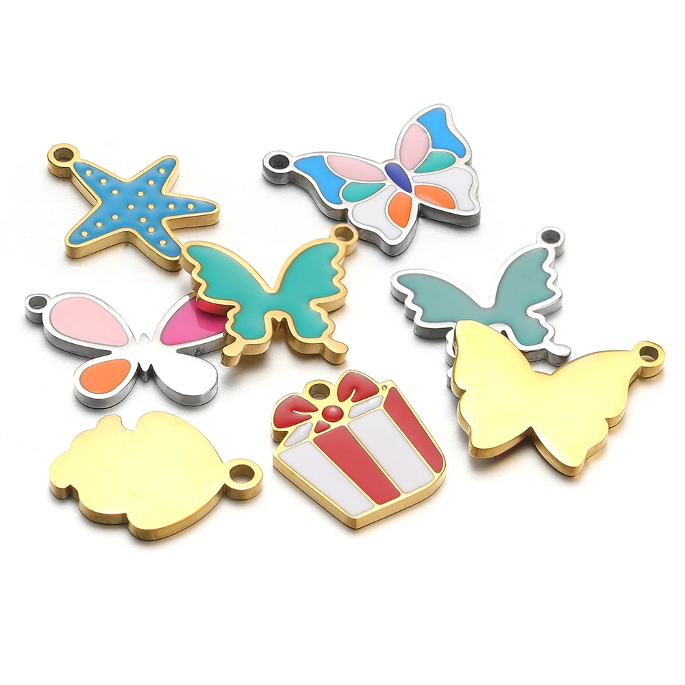 5pcs Stainless Steel Star Butt - Jewelry Making For 5 Year Old review and price