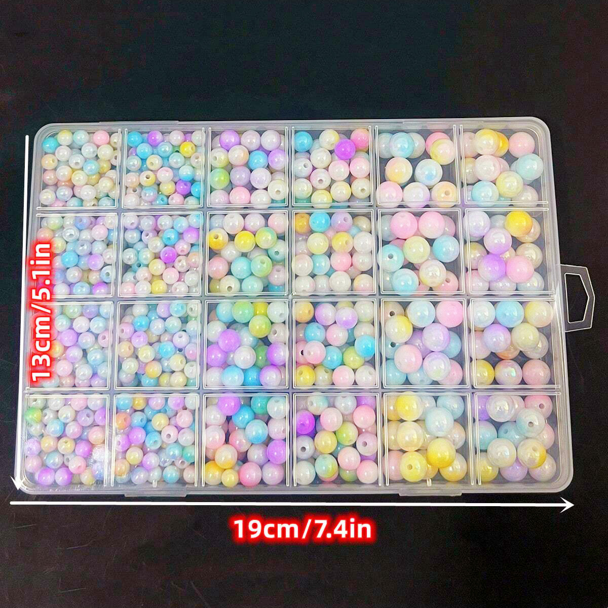 800pcs/24 grid set box 6mm/8mm - Jewelry Making Box review and price