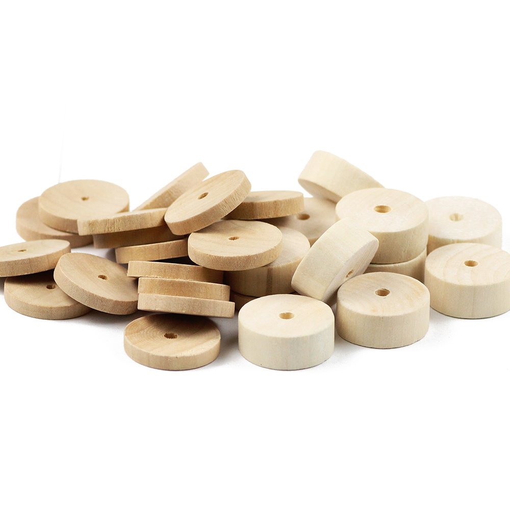 WLYeeS Eco-Friendly Round Wood - Jewelry Making 3 Year Old review and price