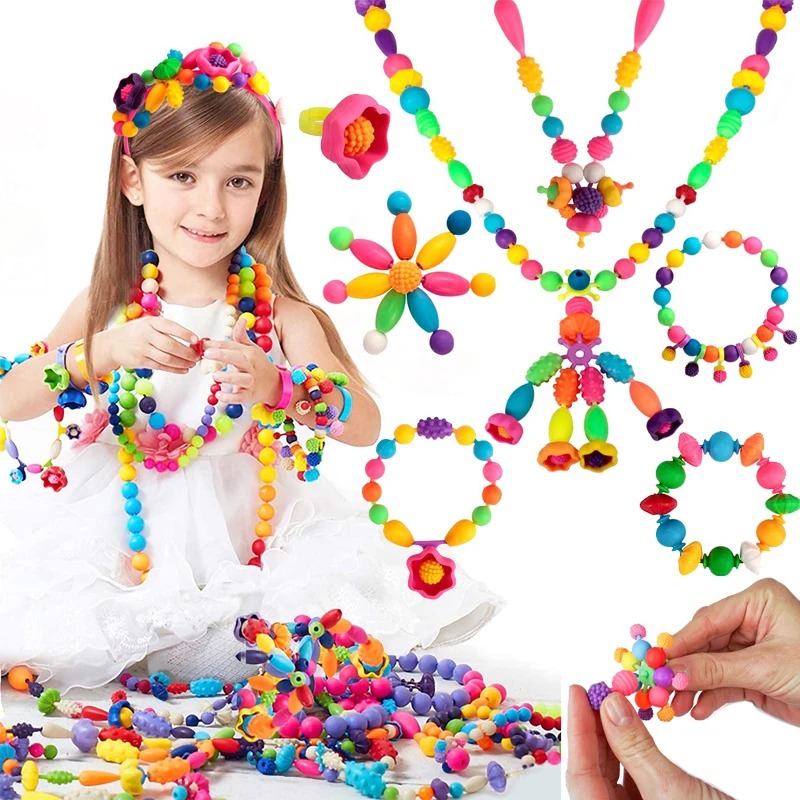 188-608pcs Pop Beads Children  - Jewelry Making For 5 Year Old review and price