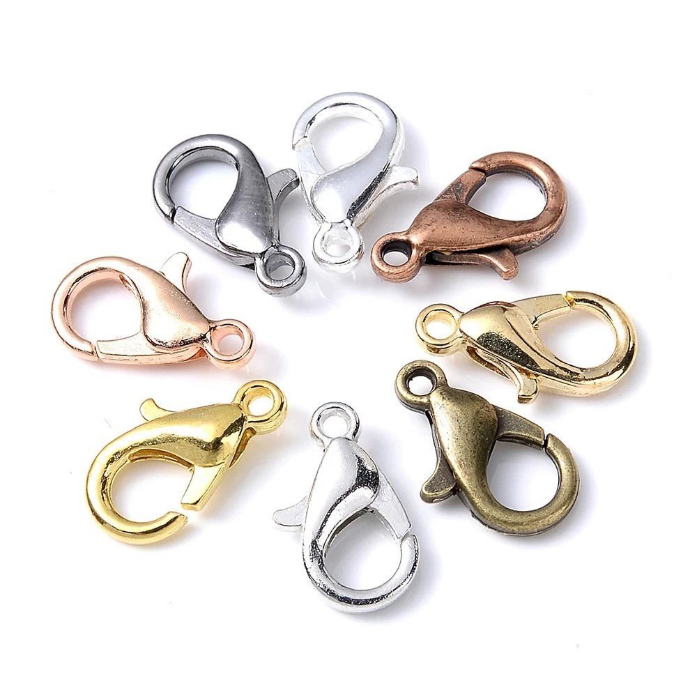 100pcs 9 12 14mm Zinc Alloy Lo - Jewelry Making Hardware review and price