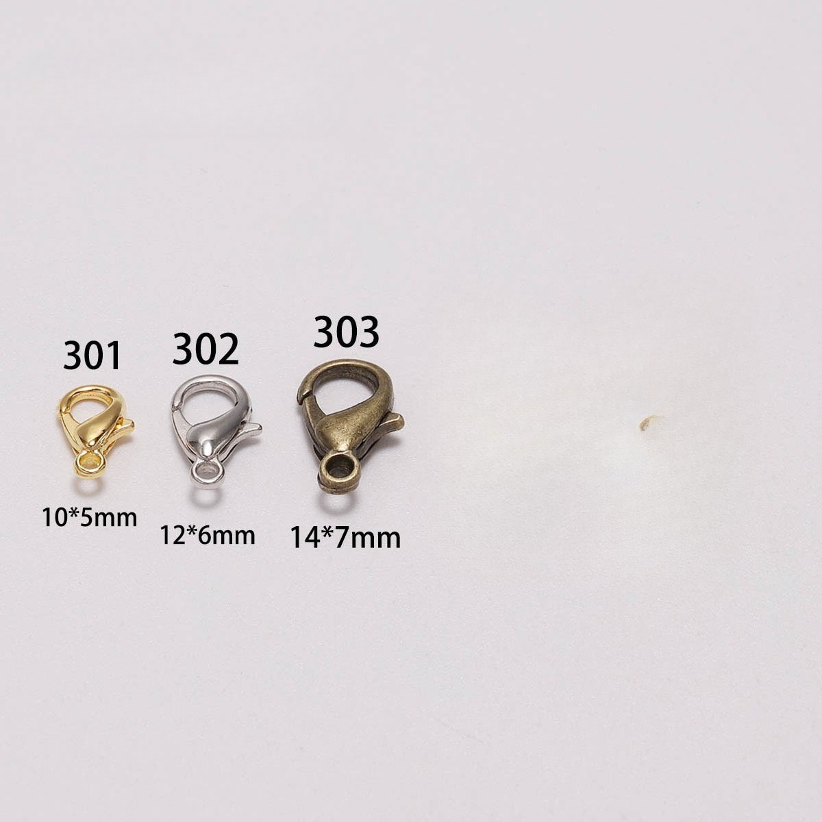 100pcs 9 12 14mm Zinc Alloy Lo - Jewelry Making Hardware review and price