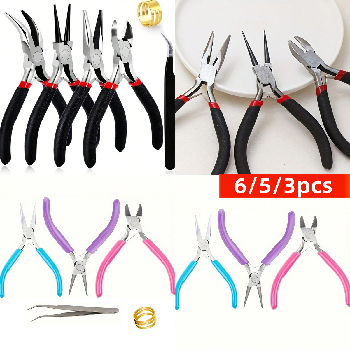 6/5/3pcs Jewelry Making Tools  - Jewelry Plier Set review and price