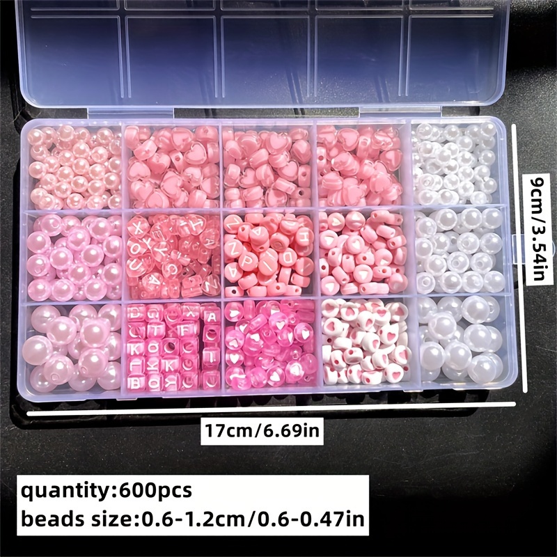 10-piece pink alphabet box, ac - Jewelry Making Kits review and price