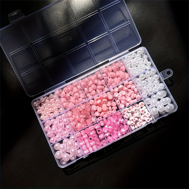 10-piece pink alphabet box, ac - Jewelry Making Kits review and price