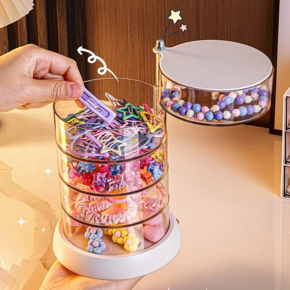 360 Rotating Clear Hair Access - Jewelry Making Box review and price