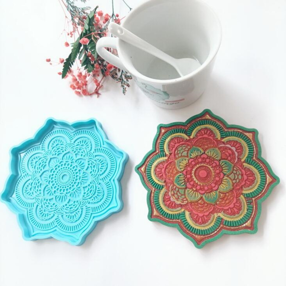 Mandala Coaster Silicone Mold  - Jewelry Making Techniques review and price