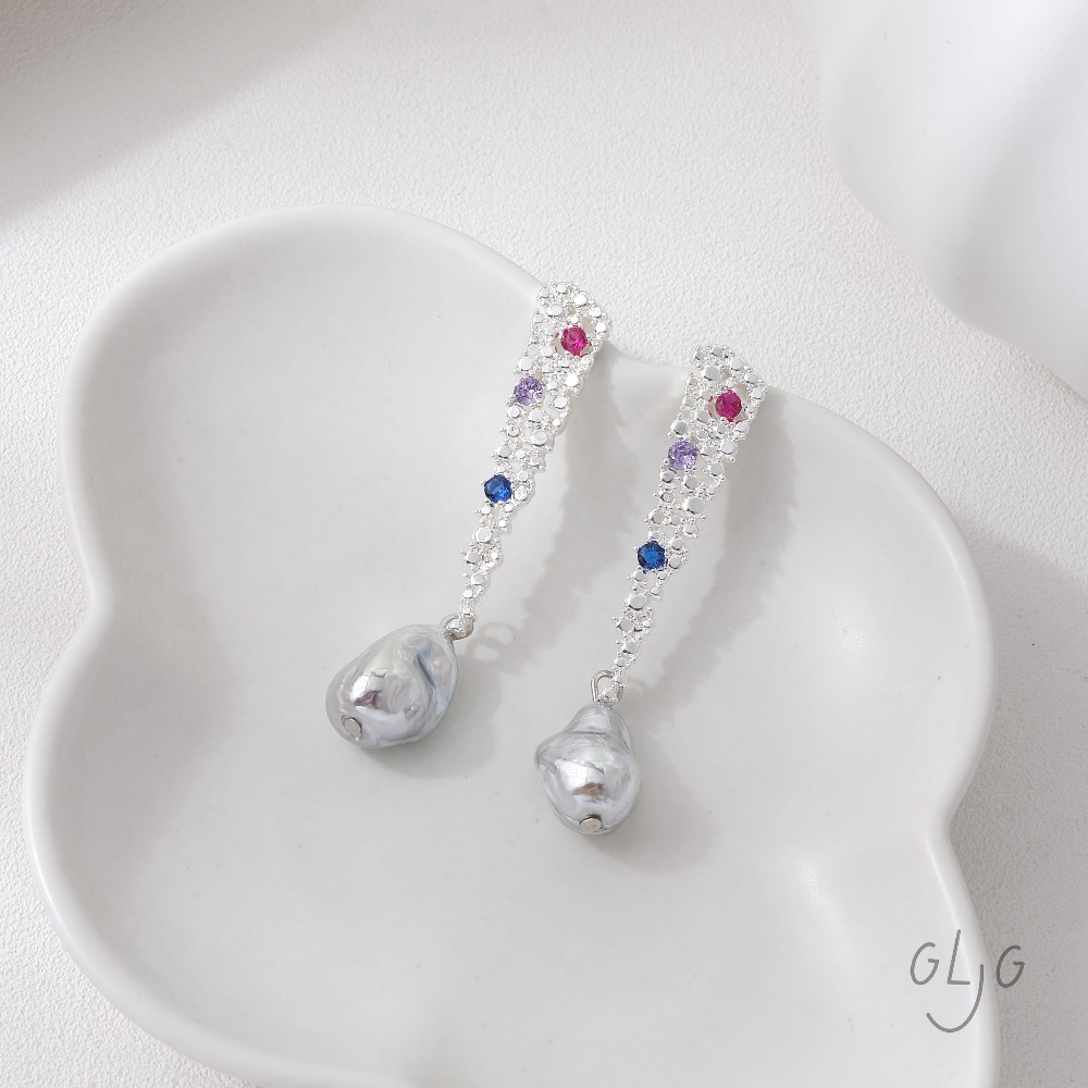 2PCS  CZ Paved Design Ear Stud - Jewelry Making Earring Supplies review and price