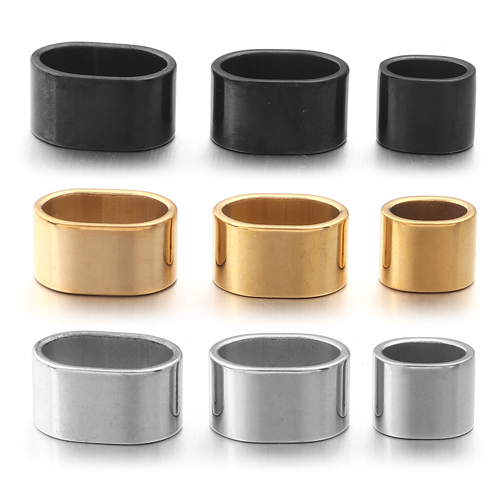 6pcs Flat Stainless Steel Tube - Jewelry Making Ideas review and price