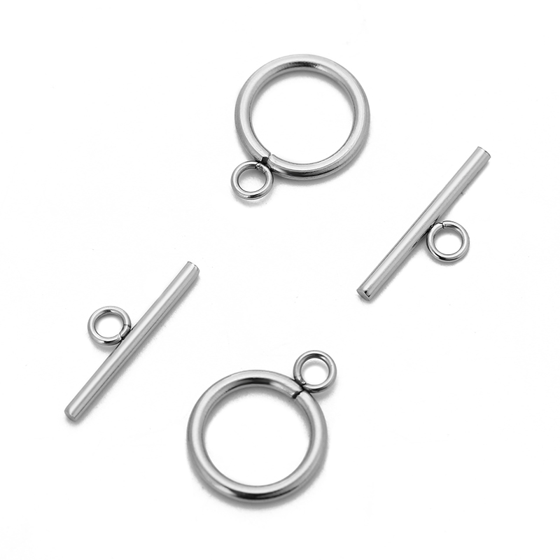 5/10sets/pack Stainless Steel  - Toggle Clasp Gold review and price