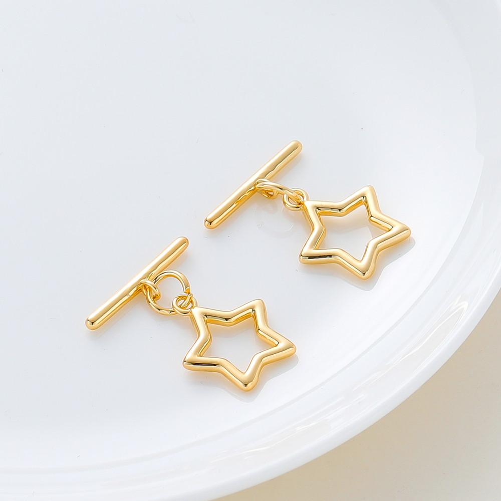 4Sets O Toggle Clasps 18K Gold - Toggle Clasp Gold review and price