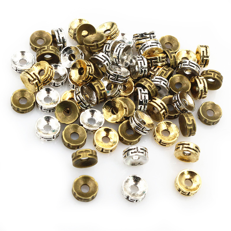50pcs 7.5x3mm Spacer Beads Bro - Eyepin Ball End review and price