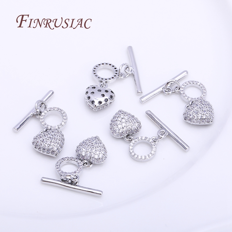 Inlaid Zircon OT Clasp High Qu - Toggle Clasp Gold review and price