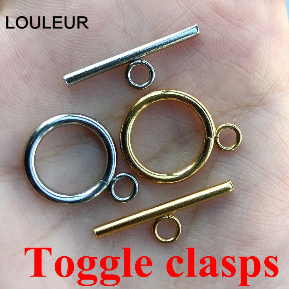Stainless Steel OT Clasps Brac - Toggle Clasp Gold review and price