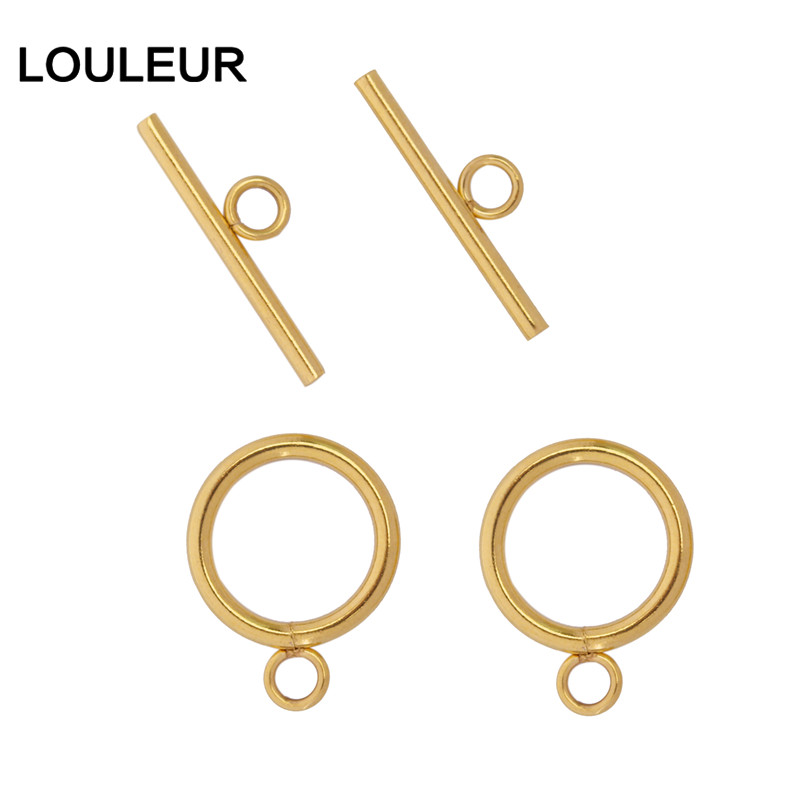 Stainless Steel OT Clasps Brac - Toggle Clasp Gold review and price