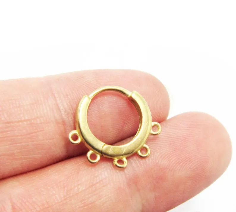 10pcs Brass Ear Hoops, Leverba - Jewelry Making Earring Supplies review and price