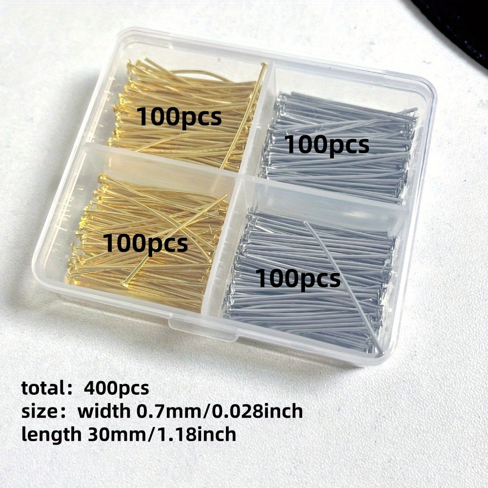 400pcs Mixed Iron Head Pins 30 - Jewelry Making Jig review and price