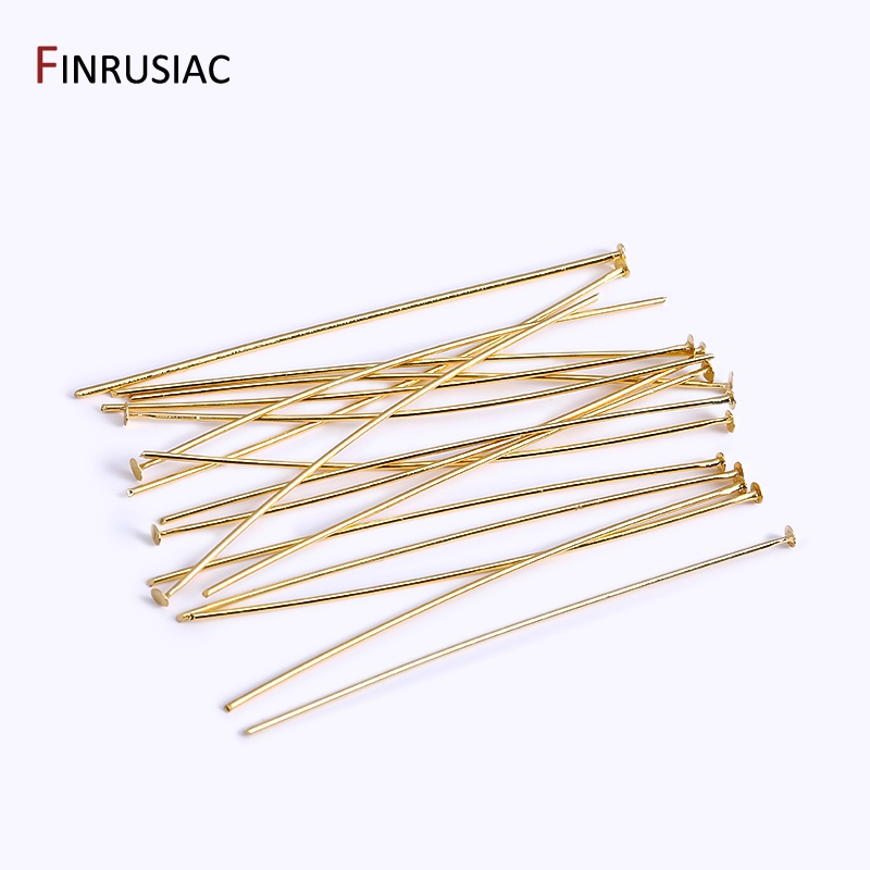 50PCS/lot 18k Gold Plated Bras - Eyepin Ball End review and price