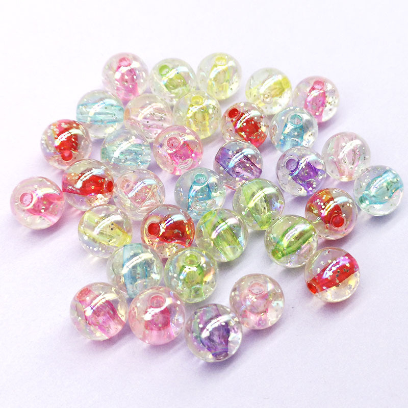 50Pcs 10mm Acrylic Beads Color - Jewelry Making For 5 Year Old review and price