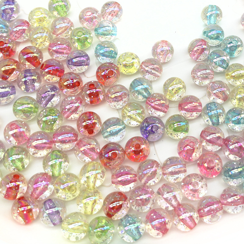 50Pcs 10mm Acrylic Beads Color - Jewelry Making For 5 Year Old review and price