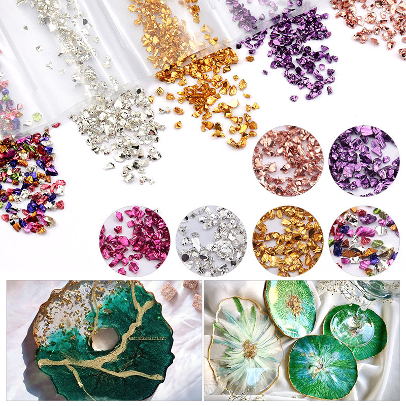 Epoxy Resin Colorful Metallic  - Jewelry Making Techniques review and price