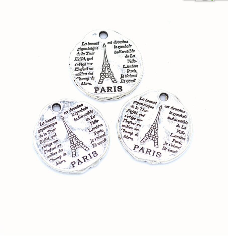 5pcs Charms Paris Eiffel Tower - Jewelry Making Paris review and price
