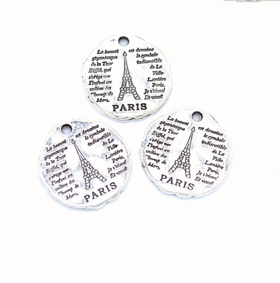 5pcs Charms Paris Eiffel Tower - Jewelry Making Paris review and price