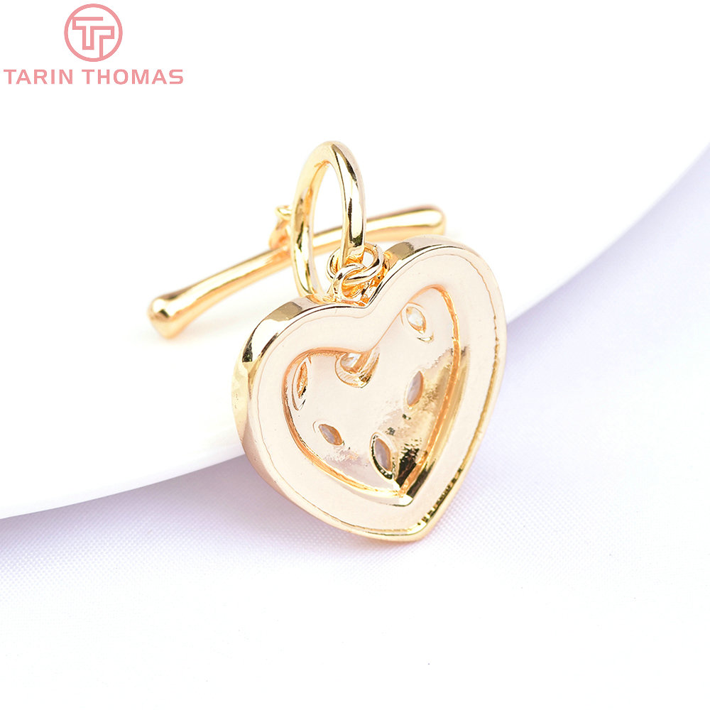 (6395) 2 Sets 24K Gold Color P - Toggle Clasp Gold review and price