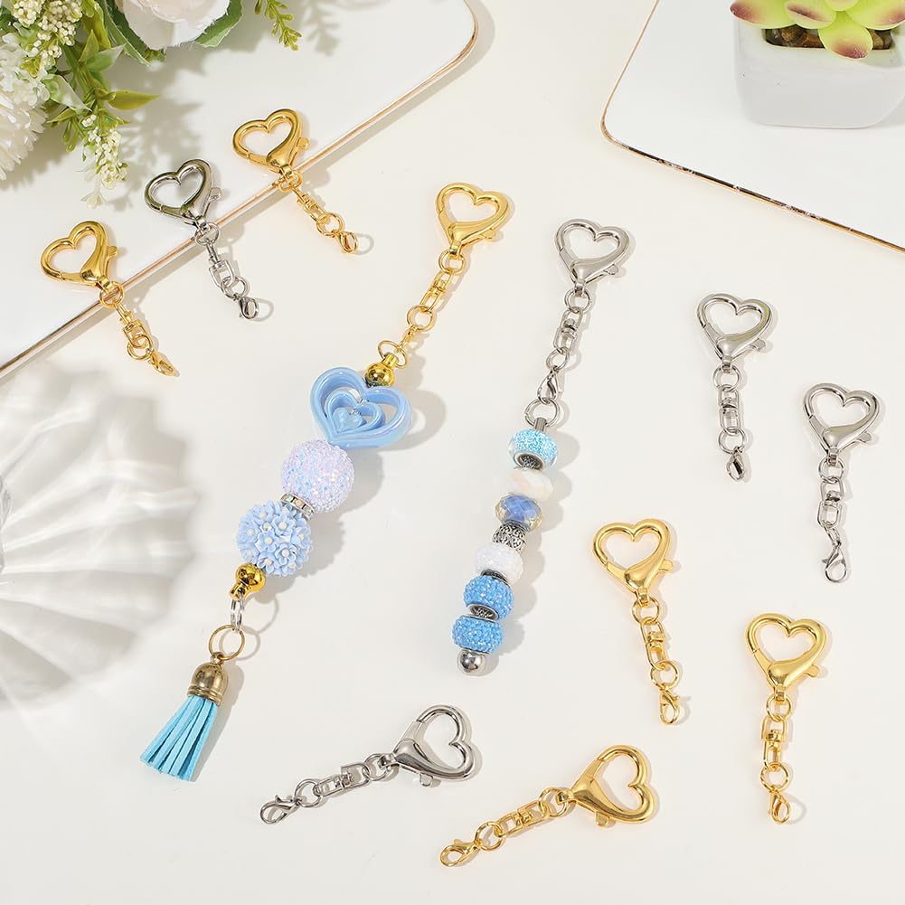 5/15/30Pcs Heart Shaped Swivel - Jewelry Making Hardware review and price