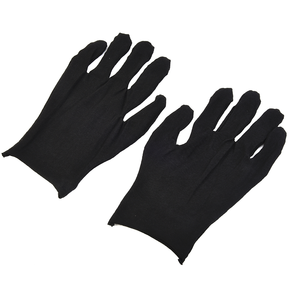12 Pairs Black Cotton Gloves S - Jewelry Making Gloves review and price