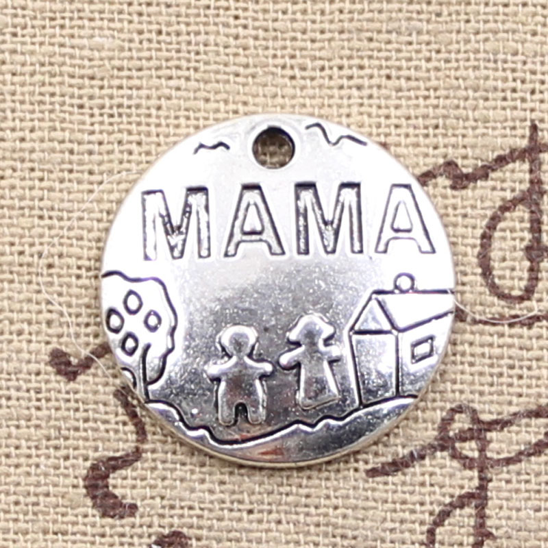 12pcs Charms Mama Children Hom - Jewelry Making For 5 Year Old review and price