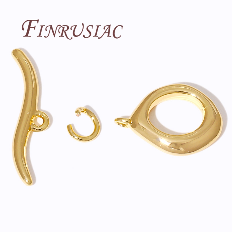 18K Gold Plated OT Toggle Clas - Toggle Clasp Gold review and price