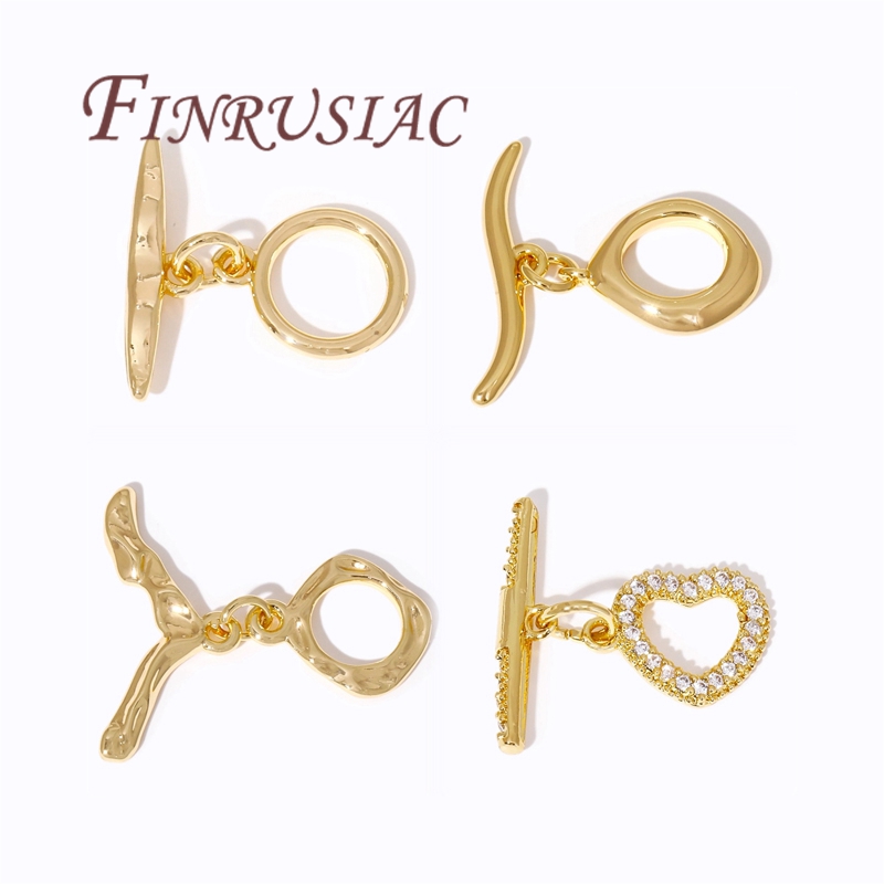 18K Gold Plated OT Toggle Clas - Toggle Clasp Gold review and price