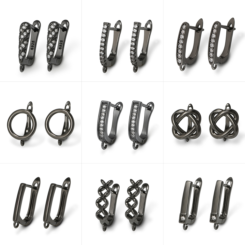 YANASI 1 Pair Gun Black  Brass - Jewelry Making Hardware review and price