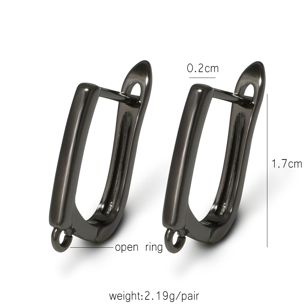YANASI 1 Pair Gun Black  Brass - Jewelry Making Hardware review and price
