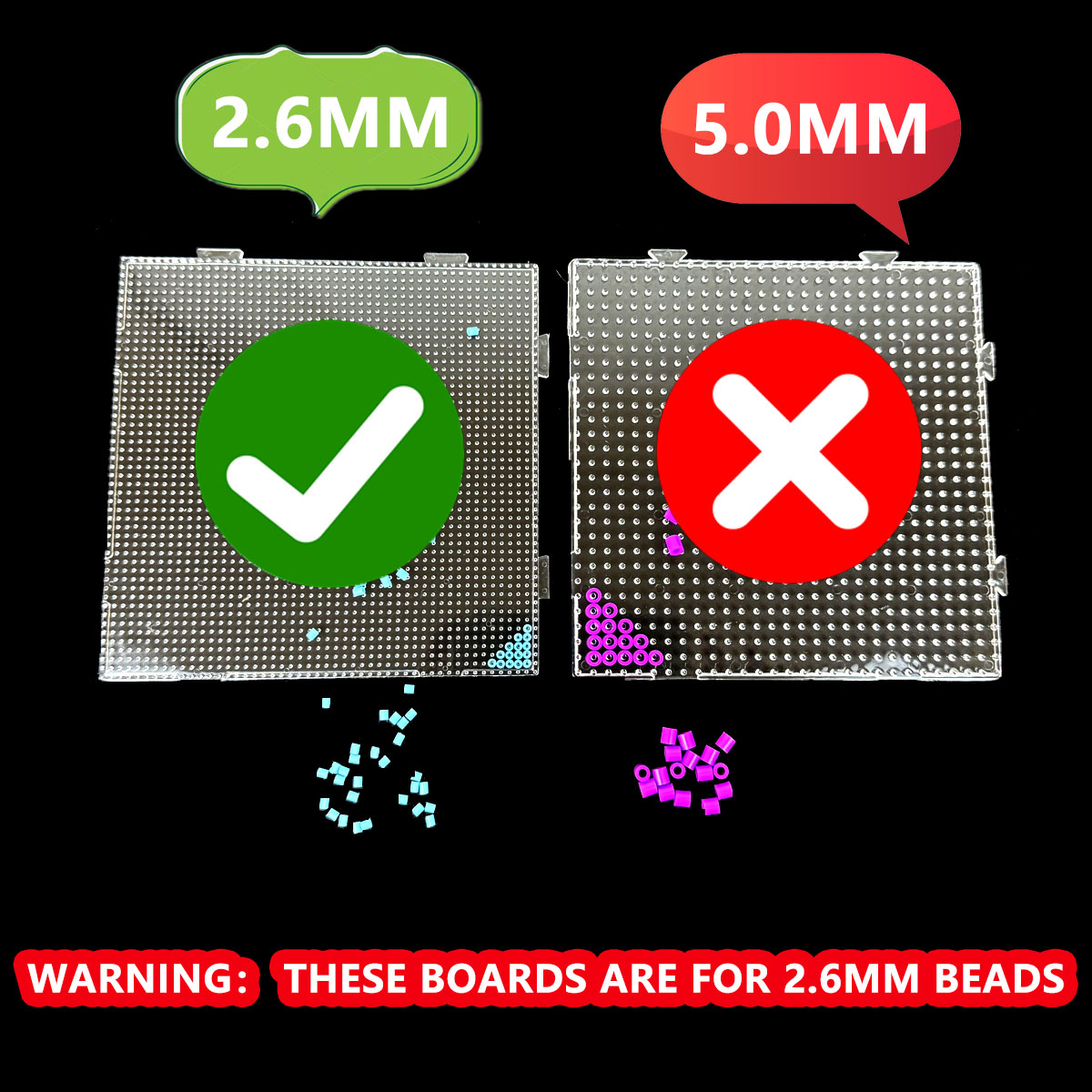 4/6/9pcs 2.6mm Perler Hama Bea - Jewelry Making For 5 Year Old review and price